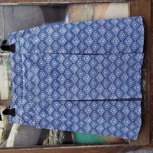 George By Mark Eisen Size 10 Deep Pleat Skirt Mid-century Design.